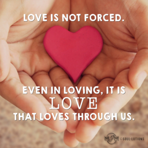 Love Is Not Forced